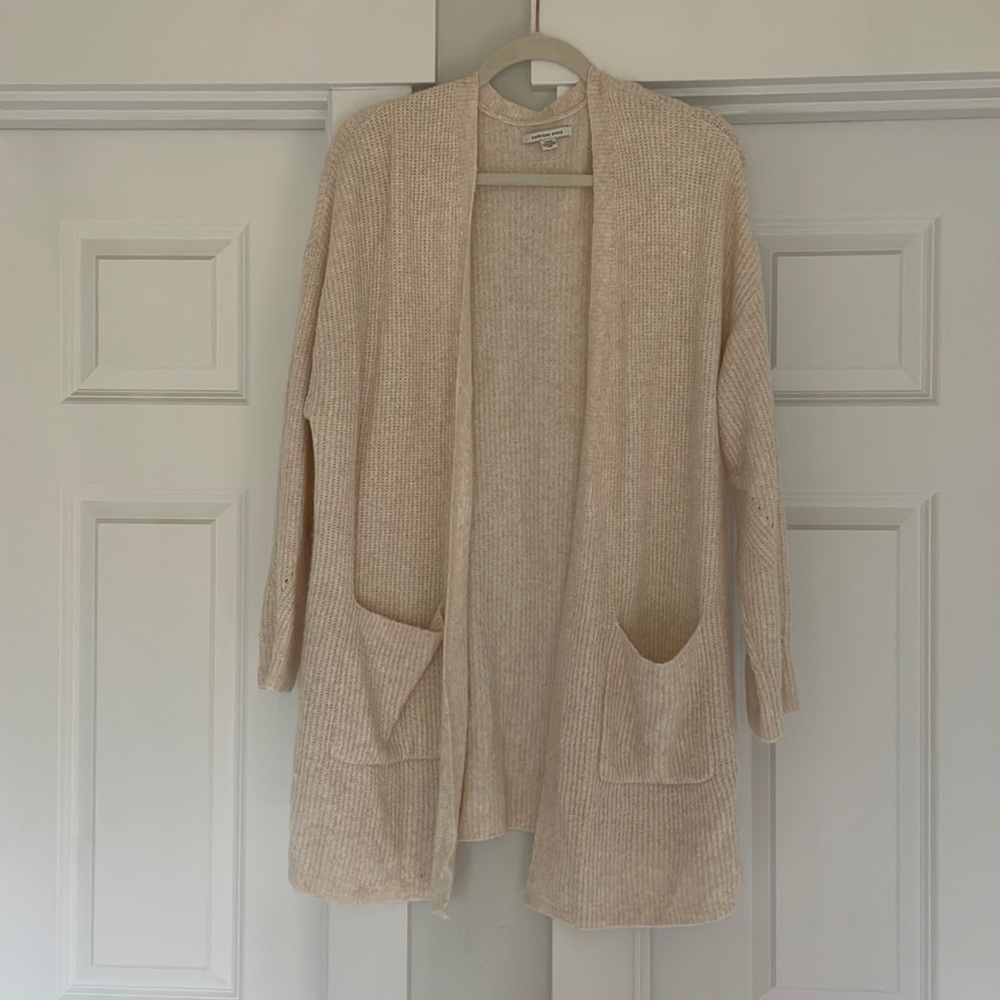 Oatmeal A&E cardigan